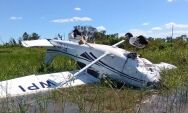 Avi&atilde;o cai e tr&ecirc;s pessoas s&atilde;o resgatadas em &aacute;rea de dif&iacute;cil acesso no Pantanal