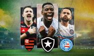 Botafogo, Flamengo e Bahia s&atilde;o os clubes com maiores acertos nas contrata&ccedil;&otilde;es de 2024; veja as notas