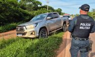 Pol&iacute;cia Militar de Coxim recupera ve&iacute;culo furtado em Cuiab&aacute;  MT e apreende adolescente