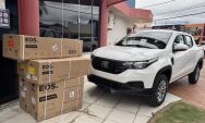 Prefeitura de Coxim entrega ve&iacute;culo e equipamentos de climatiza&ccedil;&atilde;o para fortalecer servi&ccedil;os p&uacute;blicos