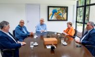 Presidente do TCE-MS recebe visita da senadora Tereza Cristina