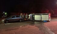 Motorista b&ecirc;bado bate em 4 ve&iacute;culos, uma &aacute;rvore, um poste e tomba caminhonete em MS 