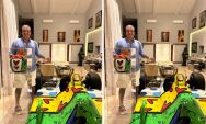 Romero Britto cria obra inspirada na F&oacute;rmula 1 em seu retorno ao Brasil
