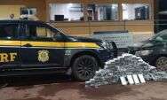 Ap&oacute;s persegui&ccedil;&atilde;o, motorista abandona ve&iacute;culo com 109 kg de coca&iacute;na em MS
