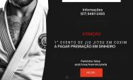 Coxim sedia torneio de jiu-j&iacute;tsu com atletas de nove cidades
