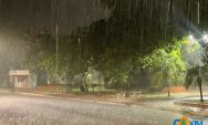 Quarta-feira chuvosa em Coxim: prepare o guarda-chuva e redobre a aten&ccedil;&atilde;o!
