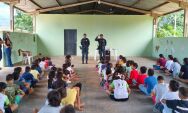 Carreira policial &eacute; tema de visita ao Instituto Mirim de Rio Verde
