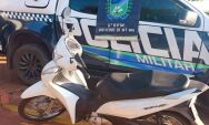 Homem &eacute; preso por recepta&ccedil;&atilde;o de moto furtada durante opera&ccedil;&atilde;o da PM em Rio Verde
