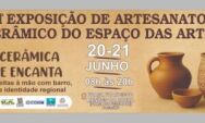 Espa&ccedil;o das Artes realiza a 1&ordf; Exposi&ccedil;&atilde;o de Artesanato Cer&acirc;mico de Coxim