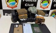 Casal &eacute; preso com quase 4kg de maconha em hotel de Inoc&ecirc;ncia
