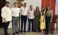Prefeito de Pedro Gomes e comitiva participam do encontro regional do MS Ativo em Coxim