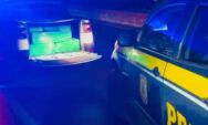 Motorista tenta fugir da PRF com 495 kg de maconha em ve&iacute;culo roubado, mas &eacute; detido
