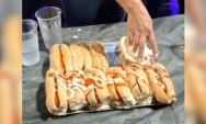 Competidor vence batalha de cachorro-quente ap&oacute;s comer 8 lanches em 5 minutos
