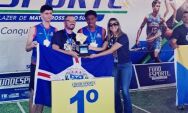 Atletas de Coxim conquistam ouro na s&eacute;rie Prata do V&ocirc;lei de Praia nos Jogos Escolares da Juventude