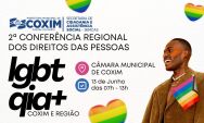 Coxim sediar&aacute; Confer&ecirc;ncia Regional Norte dos Direitos das Pessoas LGBTQIA+ nesta sexta-feira