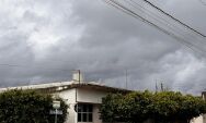 A semana come&ccedil;ou com o tempo completamente fechado e clima de inverno em Coxim
