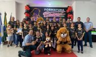 Proerd realiza formatura em Pedro Gomes com homenagens, premia&ccedil;&otilde;es e participa&ccedil;&atilde;o de autoridades
