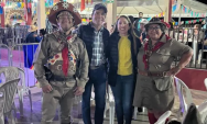 Presidente da C&acirc;mara Fl&aacute;vio Brito prestigia Arraial da Kolping e 18&ordf; Festa Nordestina em Rio Verde