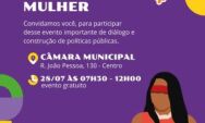 1&ordf; Confer&ecirc;ncia Municipal dos Direitos da Mulher acontece nesta segunda-feira em Coxim