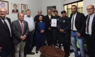 Pol&iacute;cia Militar, atrav&eacute;s do Promuse, apresenta projeto do Agosto Lil&aacute;s a autoridades em Rio Verde 