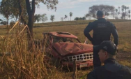 Motorista embriagado capota caminhonete e &eacute; preso em flagrante em Rio Negro
