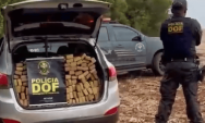 Pol&iacute;cia apreende quase uma tonelada de maconha em persegui&ccedil;&atilde;o na MS-164, em Ponta Por&atilde;
