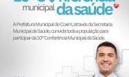 Coxim realiza 10&ordf; Confer&ecirc;ncia Municipal de Sa&uacute;de com foco na participa&ccedil;&atilde;o popular