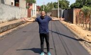 Vereador Marcinho Souza comemora pavimenta&ccedil;&atilde;o da Rua 23 de Dezembro