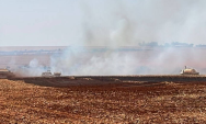 For&ccedil;a-tarefa atua no combate a inc&ecirc;ndio que iniciou em carreta na BR-163 e atingiu propriedades 