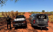 DOF apreende ve&iacute;culo com 460 litros de defensivos agr&iacute;colas contrabandeados em reserva ind&iacute;gena
