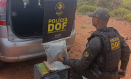 DOF apreende quase quatro quilos de drogas escondidos em forno el&eacute;trico na MS-164
