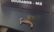 Homem &eacute; preso em Dourados por posse de arma e muni&ccedil;&otilde;es durante opera&ccedil;&atilde;o da Pol&iacute;cia Civil
