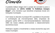 Coxim Inova com Projeto "A Prefeitura Compra Daqui" e Promove Desenvolvimento Econ&ocirc;mico Local