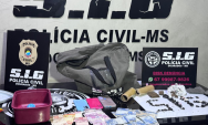 Pol&iacute;cia Civil prende mulher e apreende filho adolescente por tr&aacute;fico de drogas em Dourados
