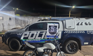 Condutor sem CNH &eacute; flagrado pilotando motocicleta irregular em Rio Verde de Mato Grosso

