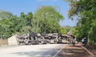 Motorista de carreta &eacute; preso por embriaguez ap&oacute;s tombamento que interditou BR-262
