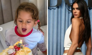 Maria Flor faz anivers&aacute;rio e ganha elogio de Bruna Marquezine