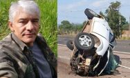 Colis&atilde;o entre carro e carreta deixa motorista morto na BR-163 em Coxim