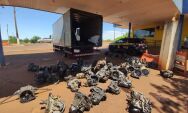 Pol&iacute;cia apreende carga de pe&ccedil;as de ve&iacute;culos roubados durante fiscaliza&ccedil;&atilde;o na BR-163
