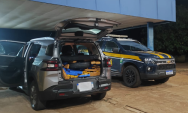 PRF apreende 829 quilos de maconha e recupera dois ve&iacute;culos furtados na BR-262
