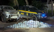 Pol&iacute;cia apreende 101 kg de coca&iacute;na em caminhonete durante fiscaliza&ccedil;&atilde;o na BR-419, em Rio Negro
