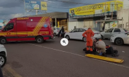 Homem morre ap&oacute;s colis&atilde;o entre duas motos e caminhonete em Campo Grande
