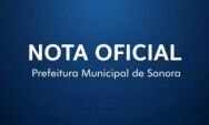 Nota Oficial da Prefeitura Municipal de Sonora