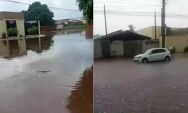 Chuvas intensas causam alagamentos e transtornos em Tr&ecirc;s Lagoas neste domingo

