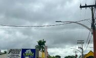 Tempo segue nublado e abafado com previs&atilde;o de chuva hoje em Coxim
