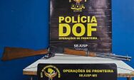 DOF prende dois homens por porte ilegal de carabina calibre .38 ap&oacute;s abordagem a carro e caminh&atilde;o

