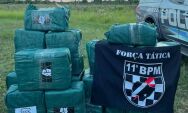 Pol&iacute;cia apreende 477 kg de pasta base de coca&iacute;na em aeronave encontrada em fazenda de Porto Murtinho