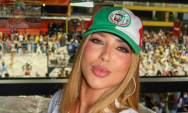 Virginia Fonseca recria fantasia ic&ocirc;nica e usa coleira com o nome de Vini Jr