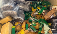 Denar incinera quase 10 toneladas de drogas apreendidas em opera&ccedil;&otilde;es de for&ccedil;as de seguran&ccedil;a 