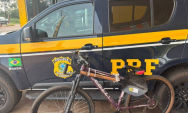 Homem &eacute; preso na BR-262 suspeito de furtos em &Aacute;gua Clara; ele seguia de bicicleta para Tr&ecirc;s Lagoas
